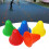 (orange) 10 Pack Plastic Skate Marker Cones for Roller Skating Practice Blue 2