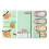 800 Sheets Cartoon Sticky Notes Self-Adhesive Index Tabs Reminder on Notebook lame 1
