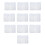 30 Sheets Self-Adhesive Clear Bookcover Diamond Pattern Book Case A 4 16K 25K 1