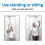 (Black) Shoulder Pulley Over The Door Physical Therapy System Exercise Pulley For PT-DF 4
