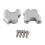 Motorcycle Handlebar Elevator Bracket Aluminum Height Adapter for Long Distance Silver 1