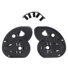 1 Pair Helmet Visors Shield Gear Base Plate Lens Holder for Cl-15,Cl-16,Cl-17