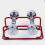 (Small red) Small Red Dumbbell Barbell Rack Storage Stand Holder 4