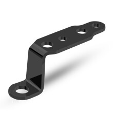 Rearview Mirror Lamp Bracket Motorcycle Electric Bicycle Headlight Mount Bracket Black