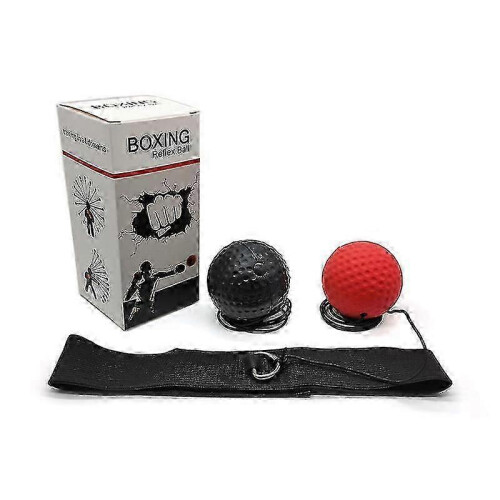 (Guide sweat band) Head-Mounted Boxing Reaction Ball for Speed and Reflex Training 2