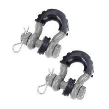 D-Ring Anchor Shackle 28660lbs Break Strength 5/8" Off-road Recovery Towing Gear Gray