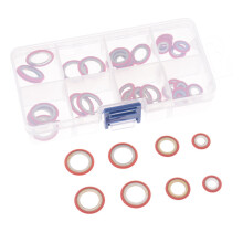 Automotive Air Condition System Sealing O-ring Expansion Valve Pipe Head Gasket Red