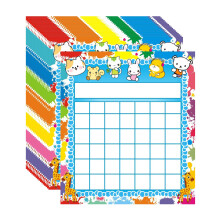 Cartoon Reward Boards Student Incentive Chart for Encourages Good Behaviour 004 blue
