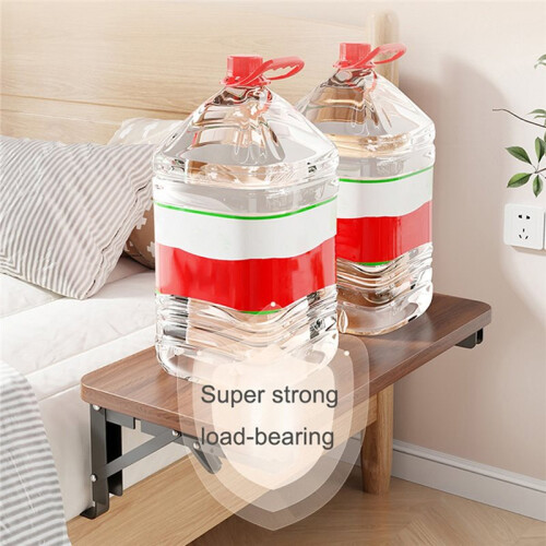 Foldable Collapsible Organizer Attachable Bedside Shelf Table Under Bed Mat Dorm Bunk Bed Storage for Space Save A 2