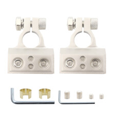 Secure Wire Connection Battery Clip with Screwdriver Simple Installation for Car
