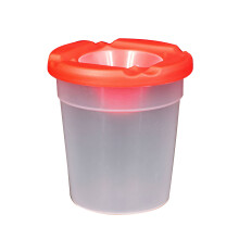 Silicone Washing Buckets Outdoor Fishing Buckets Silicone Material 17 Types Red Pen cup