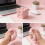 (C) Rosa ost-stressball – sakte tilbakeslag – for sensorisk lek 3