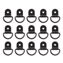 20Pcs Universal D-Rings Heavy Duty Anchor Hook Trailer Truck Cargo Fixed Buckle