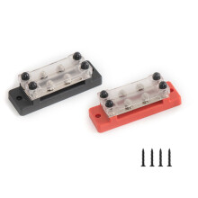 Power Distribution Terminal Block Battery Bus Bar for Trailer Marine Car Pickup 1 pair