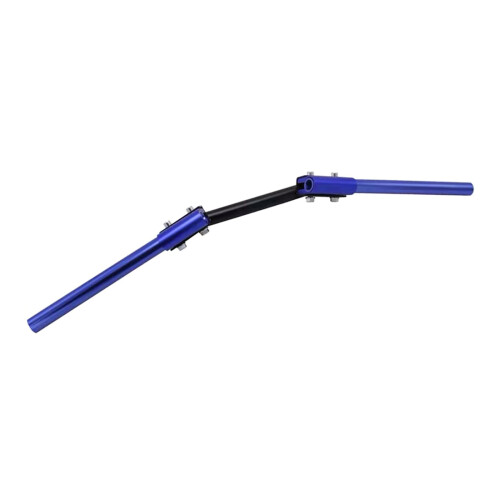 Adjustable Steering Handle Bar Durable Aluminum Handlebar Simple Installation Blue