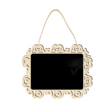 20x Small Chalkboard Writeable Blackboards Hanging Chalkboard Heart Rectangular shape wi