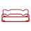 (small black) Small Red Dumbbell Barbell Rack Storage Stand Holder 4