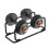 (small black) Small Red Dumbbell Barbell Rack Storage Stand Holder 5