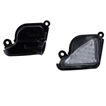 Vehicle Improved Nighttime Reversing with Bright LED Side Mirror Light Quick Fix