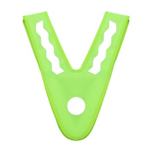 High Visibility V-Shape Safety Vest Fluorescent for Kids Outdoor Traffic School