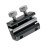 Motorcycle Double Cable Oiler Luber Lubricator Tool Aluminium for Scooters Black silver 1