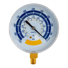 Accurate Air Gauge Pressure Gauge Instrument for Vacuum Pump 0-14psi Large vacuum gauge