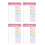 4 Pcs Practical Daily Planner A 5 Notepad Spirals Notebook Reporters Notebooks Pink 1