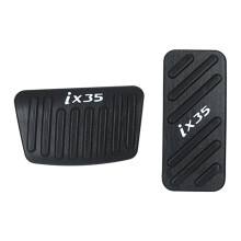 Gas Fuel Brake Foot Rest Pedal Cover Non Slip Car Pedal Pads for ix35 18-22 Black