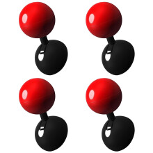 One Key Activation Game Joystick Comfort Grip Controller For Various Smartphones 4pcs Red