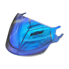 Helmet Lens Visor Motorcycle Wind Shield- Helmet Lens Visor Shield- for OF562 REVO Blue