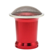 ATV Air Filter Wind Horn Cup Alloy Trumpet Carburetor Improve Engine Efficiency Red 55mm