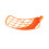 (Orange Right Hand) Floorball Stick Blade for Inline Hockey Easy Installation 2