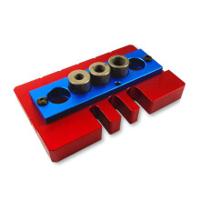 Woodworking Punch Locator Hole Opener Round Wood Tenon Jig Drilling Guide Tools A