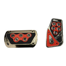 Rest Plate Kits Anti-Slip Pedal Gas and Brake Pedal Pad Cover Car Accessories Red