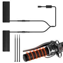 Motorbike Silicone Heated Grip Electric Heating Pad Waterproof for Winter Riding