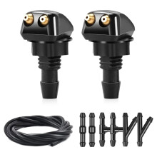 Windshield Washer Nozzles Spray Jet CarRepair Wipers Washer For Most Model Car 1 meter set