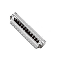 Weatherproof Zinc Alloy Parking Sign Secure Mounting Design for Multiple Straight silver