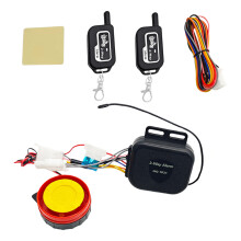 Motorcycle Anti Theft Alarm with One  Car Search Function Security 2 two way remote con