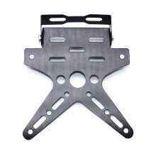 general License Plate Stand Adjustable Brackets for Motorcycle Electric Bikes Black