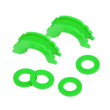Vehicle Trailer Rubber Protector Bows Shackle Trailer Hitch Protector for Truck Green