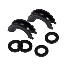 Heavy Duty Trailer Hitch Protector for OffRoad Vehicles 3/4 Inch Towing Shackle Black