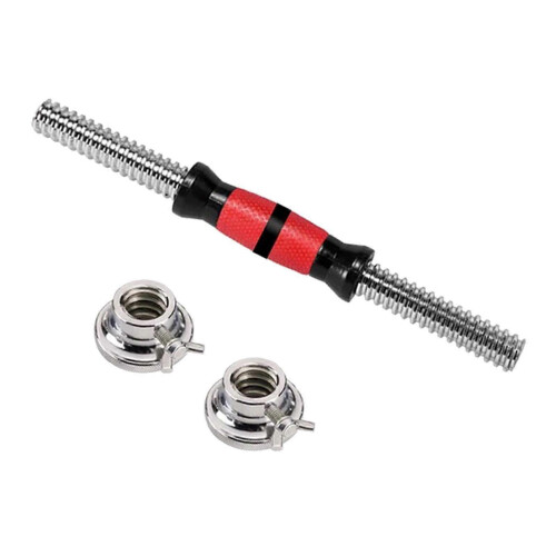 (40 cm) Adjustable Dumbbell Bar Handle with 2 Nuts and Connecting Rod 2