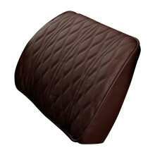 Luxury Embroidered Leather Automotive for Seat Cushions Lumbar Neck Protector Co 4
