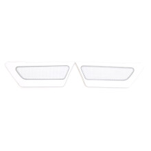 Front Bumper Reflector Side Marker Light Lamp for A4 B9 17-19 Yellow/Black/White White