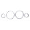 Car Styling for E39 E38 E53 Chromes Speedometer Gauges Dial Rings Decorations 1