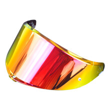 For K6 Motorcycles Helmet Visor Lens Shield Full Face Helmet Visor Plating golde red