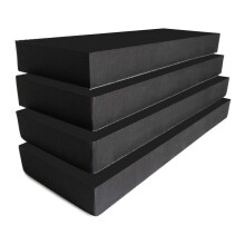 4Pcs Garage Wall Protector Foam Edge Corner Bumper Foam Wall Corner Black 300x100x30mm