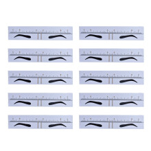 Universal Makeup Guide Ruler Measure Tools Eyebrow Stencil Template Brow Shaping 2