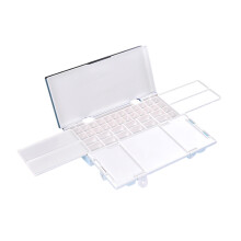 Leak Proof Watercolor Palettes Paint Tray Folding Paint Palettes with 38 Wells