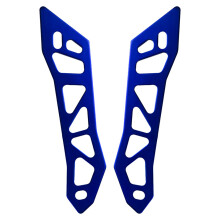 Heavy Duty Metal Motorcycle Windshield Mounting Kit for Enhanced Wind Protection Blue